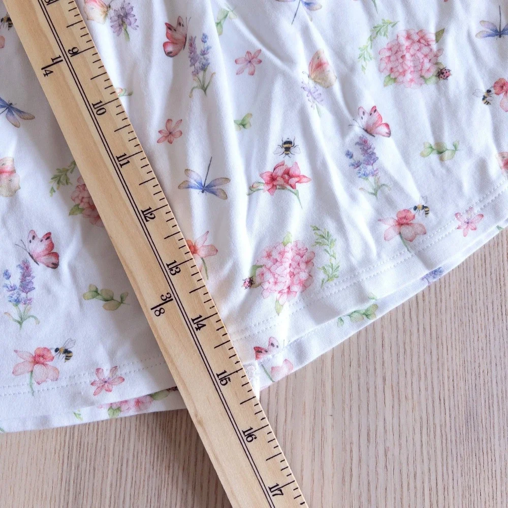 Baby Club Chic Floral Smocked Pima Cotton Dress White Garden Baby 12-18 Months